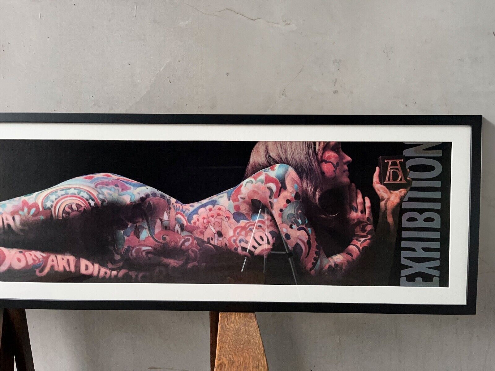 Original Vintage Poster New York Art Director's Club 1966 Tom Daly Nude photo furniture