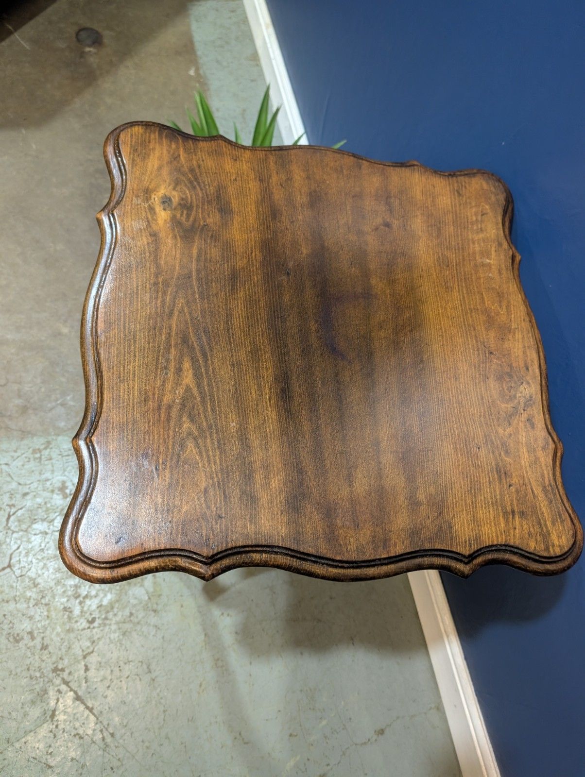 Antique Edwardian Mahogany Two Tier Side Table End Wine Plant Stand Vintage photo buy