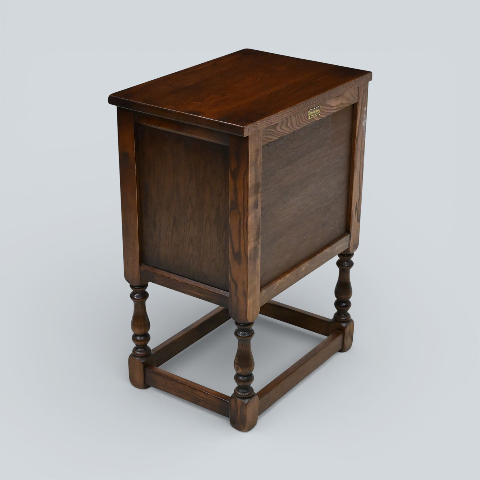 Old Charm Pedestal Cabinet Tudor Brown Free Delivery* photo Furniture