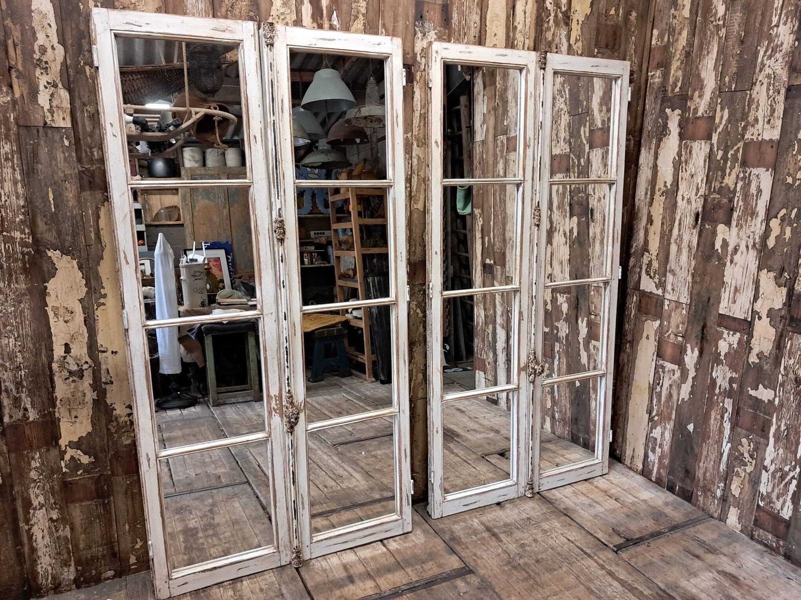 photo buy Mirrored Decorative French Windows