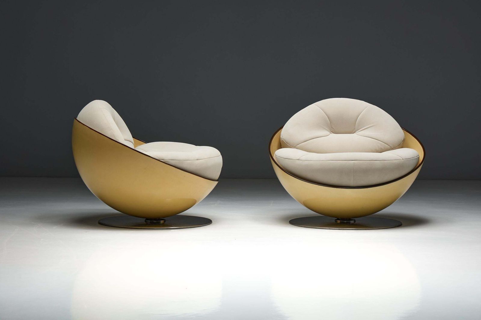 photo vintage Esfera Lounge Chairs By Ricardo Fasanello, Brazil, Late 1960s
