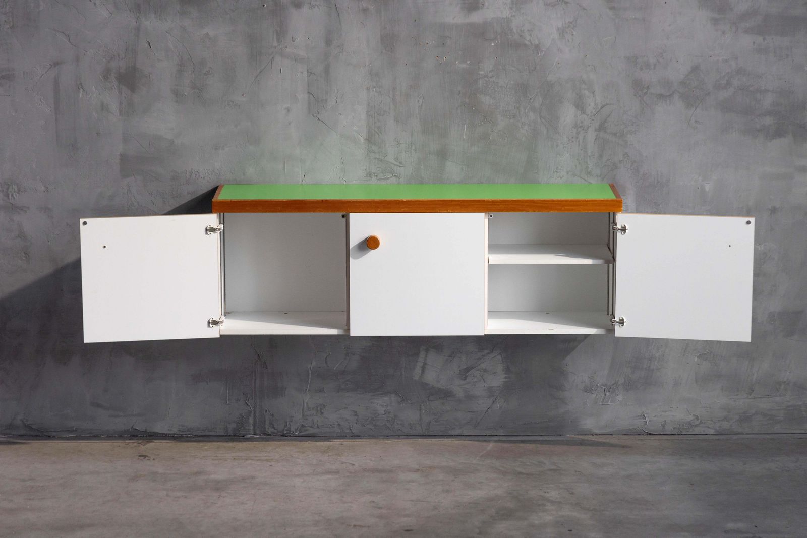 Wall Mounted Cabinet By Charlotte Perriand For Les Arcs, France, 1970s photo Furniture
