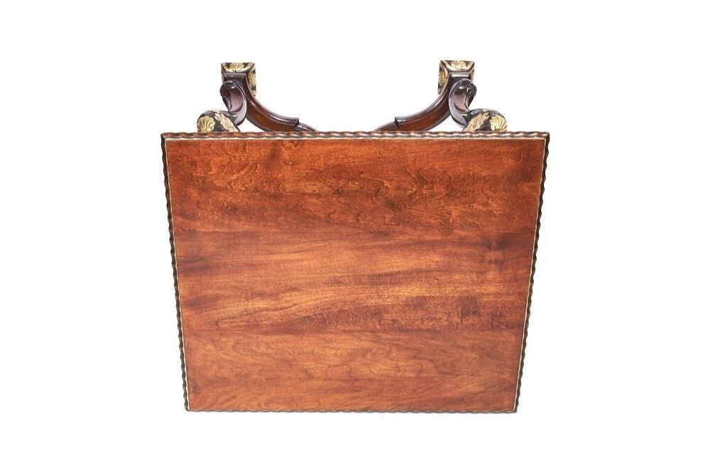 William And Mary Revival Walnut Centre Table With Parcel Gilt Decoration photo furniture
