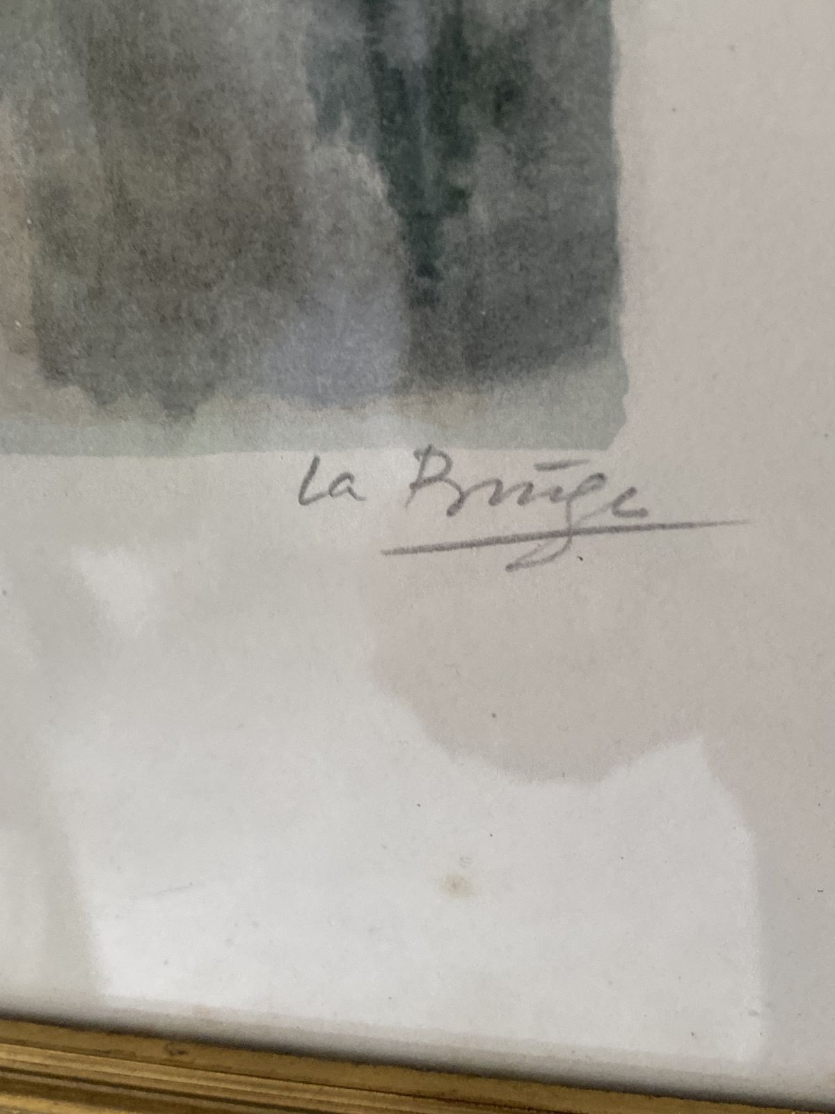 Set Of French Vintage Water Colours photo vinterior