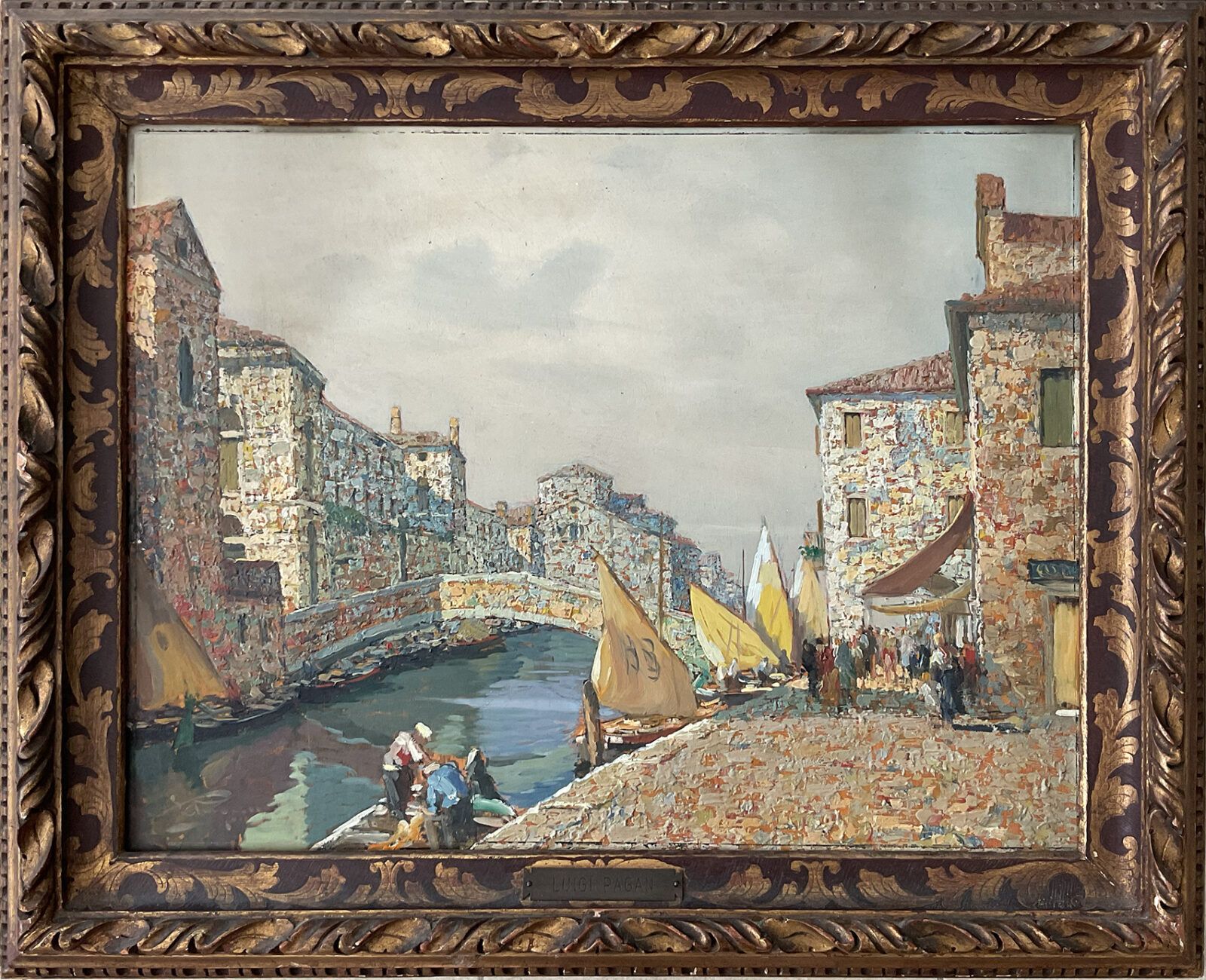 Luigi Pagan, View Of Chioggia – 1939