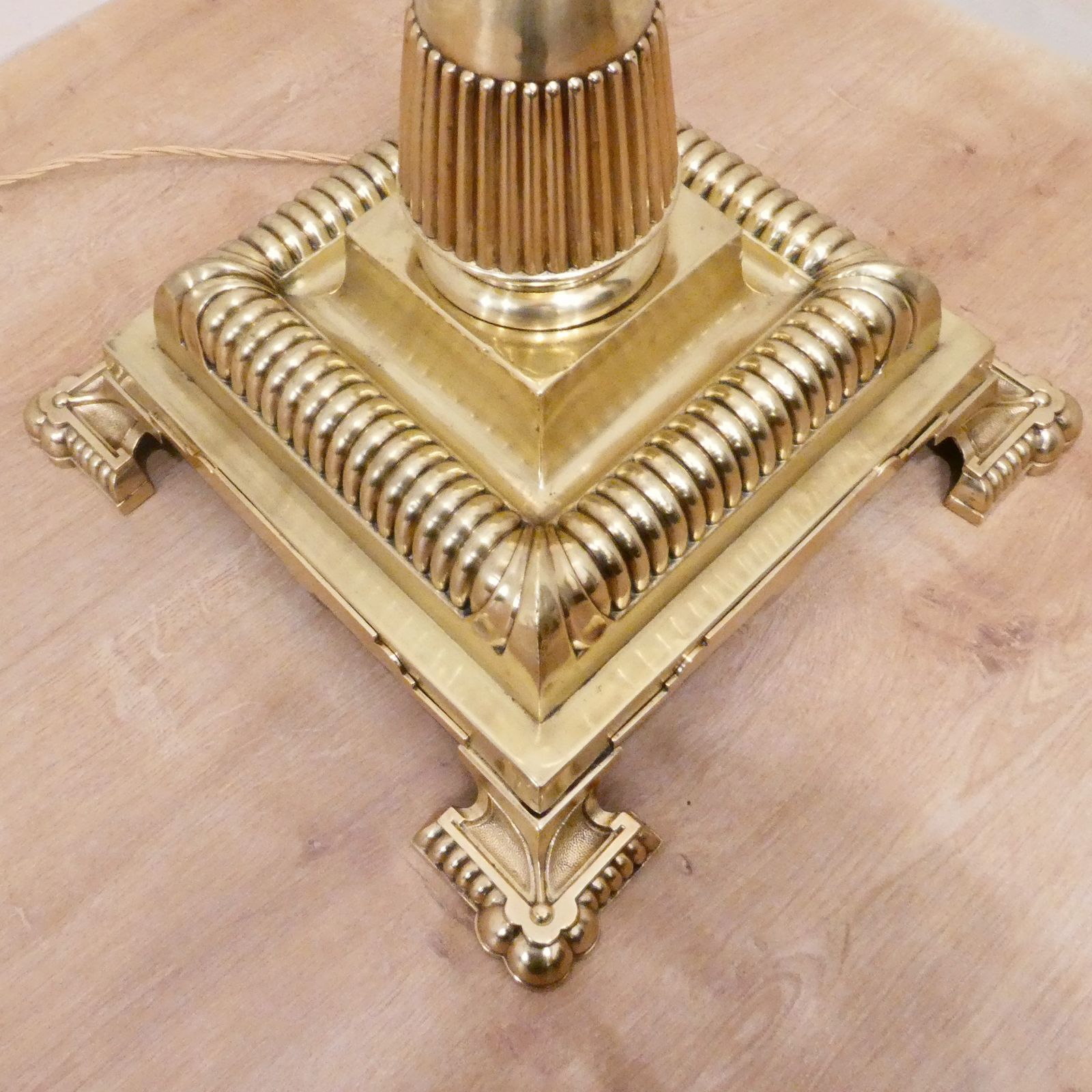 Victorian Brass Floor Lamp, 1800s photo vinterior