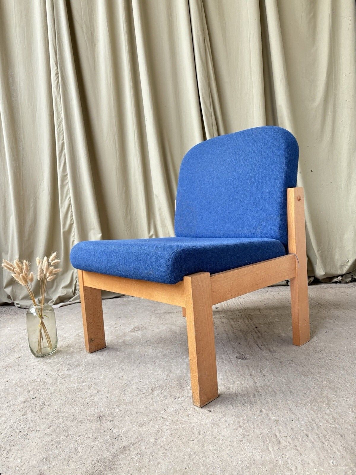 Vtg Late Mid Century Modernist Studio Lounge Chair Scandi Retro Modernist R1074 photo furniture