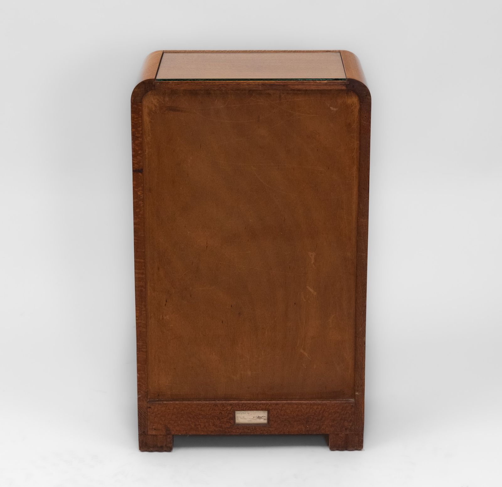 1170.0 Betty Joel Silky Oak Side Cabinet For Token Works 1930s Art Deco photo