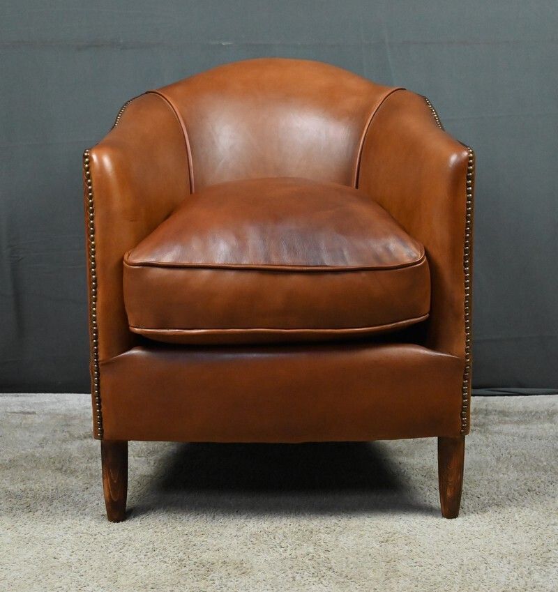 Solange Club Chair In Sheepskin Leather photo 1450.0