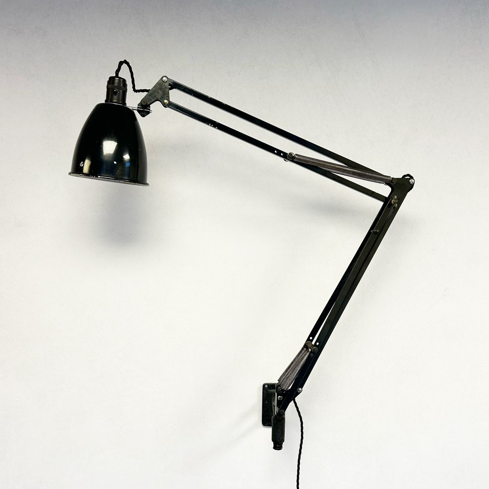 Herbert Terry 1209 Anglepoise Wall Lamp, Black photo buy