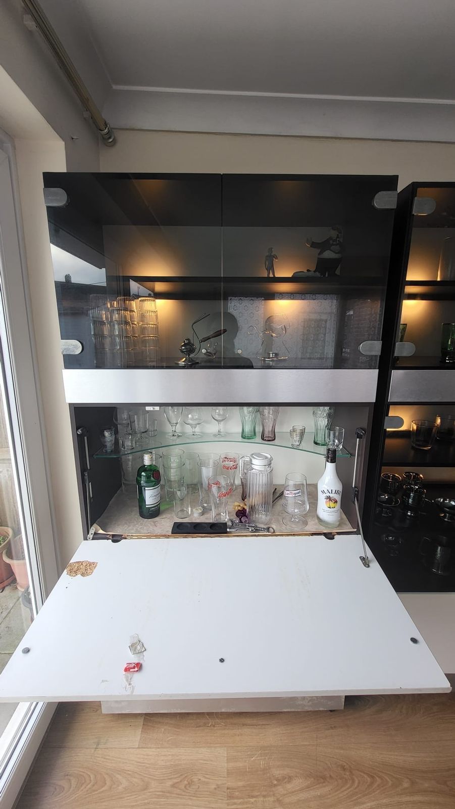 Rare 1977 Fertleman 'Starlight' Collection Space Age Display & Bar Cabinet photo Furniture