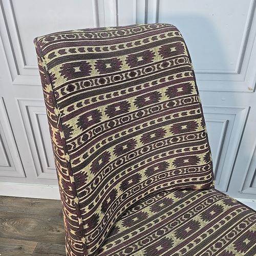 Antique Vintage Chair  Turkish Kilim Style Bedroom Seat Accent Cocktail Seat photo for sale