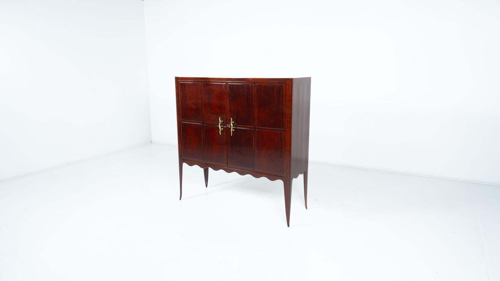 Mid Century Cabinet In The Style Of Paolo Buffa, Italy 1950s photo buy