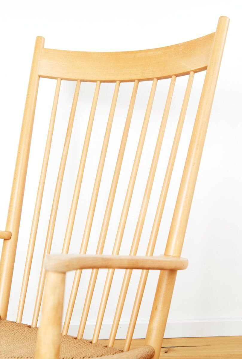 photo for sale Vintage J16 Rocking Chair By Hans J. Wegner For Fdb Møbler, 1960s