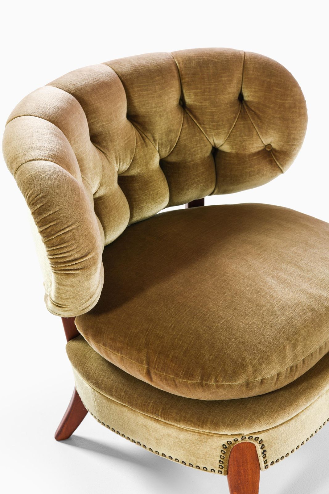 Set Of 2 Easy Chairs In Beech And Velvet By Otto Schulz, 1936 photo 23429.0