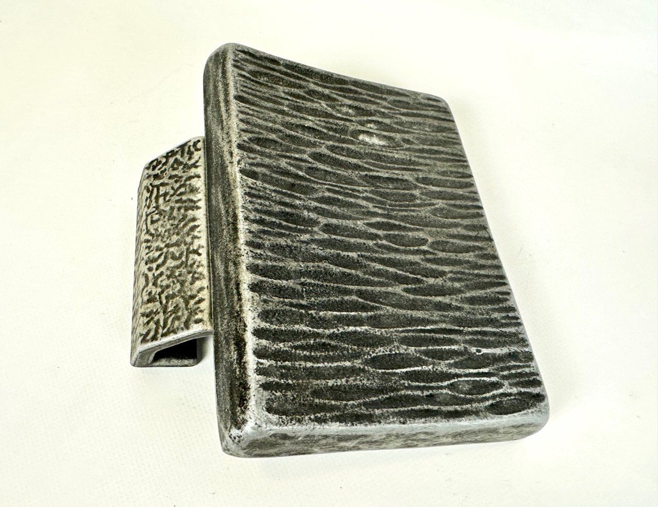 Brutalist Aluminum Push And Pull Alpana Door Handle, 1970s