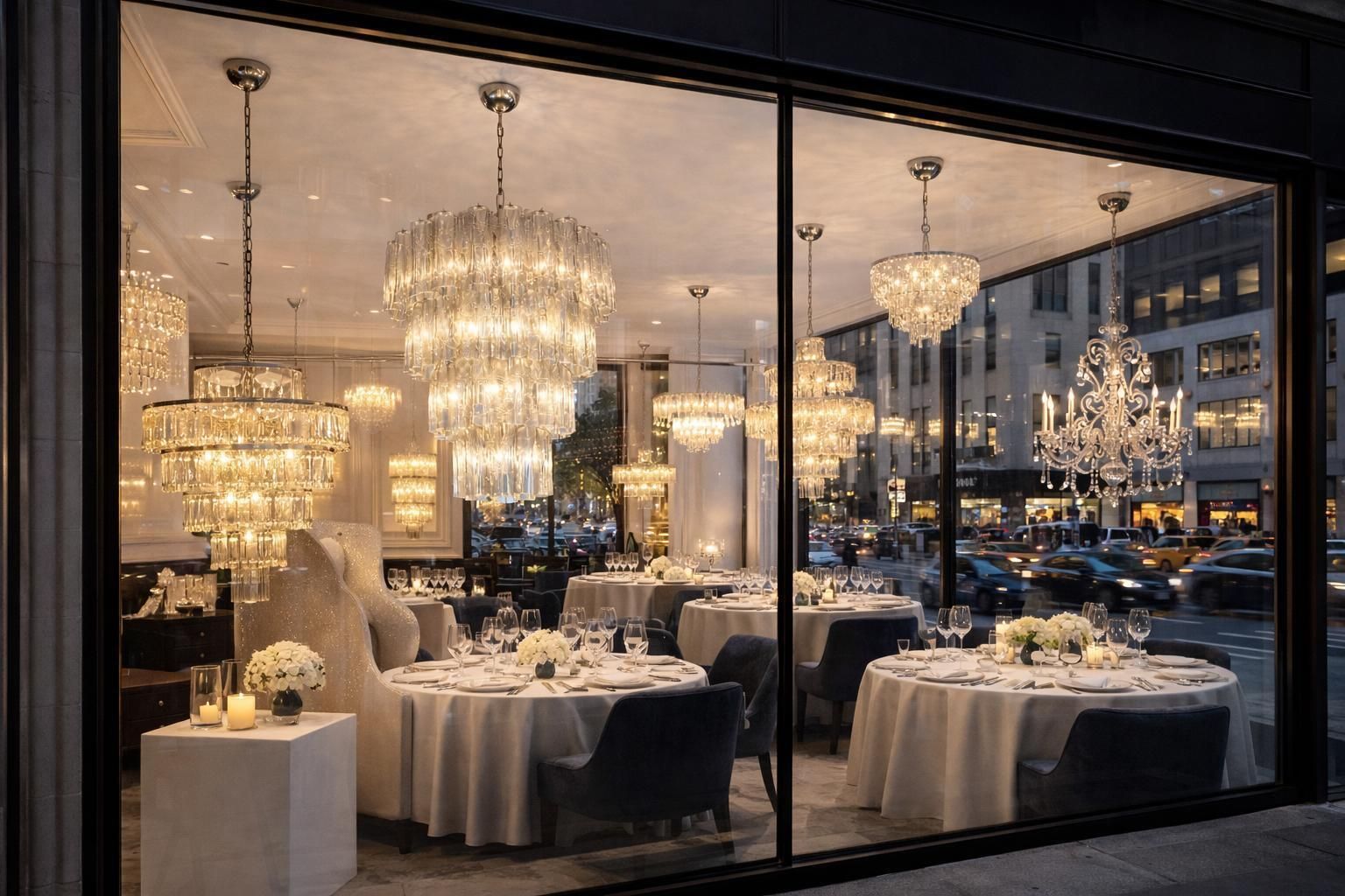 Italian Chandelier In Smoket Murano Glass photo vinterior