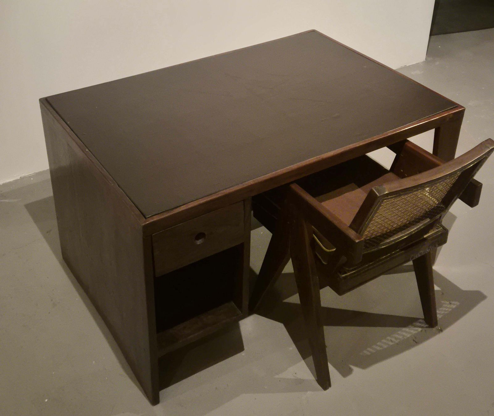 Pierre Jeanneret Original Pj Bu 02 A Pigeonhole Desk, Mid Century Modern. photo vinterior