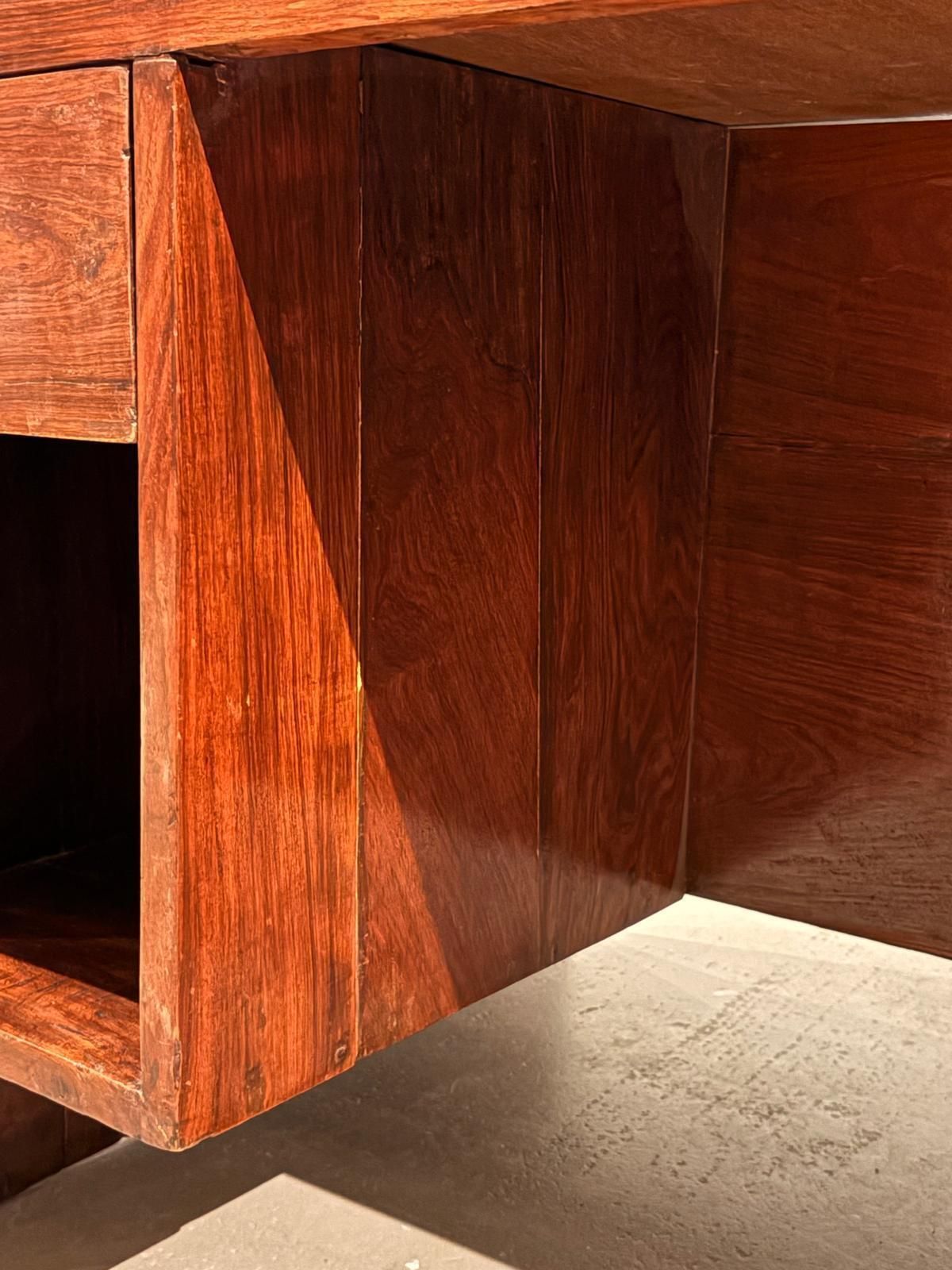 photo vinterior Pierre Jeanneret Original Pj Bu 02 A Pigeonhole Desk, Mid Century Modern.