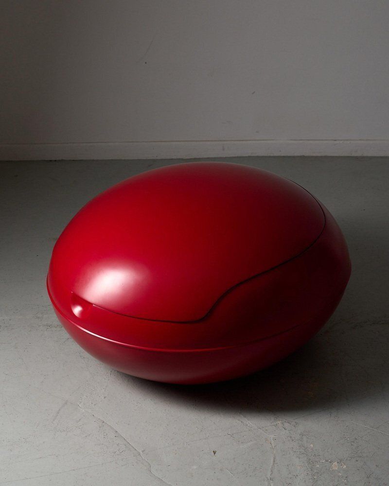 Red Garden Egg By Peter Ghyczy, 1970s photo for sale