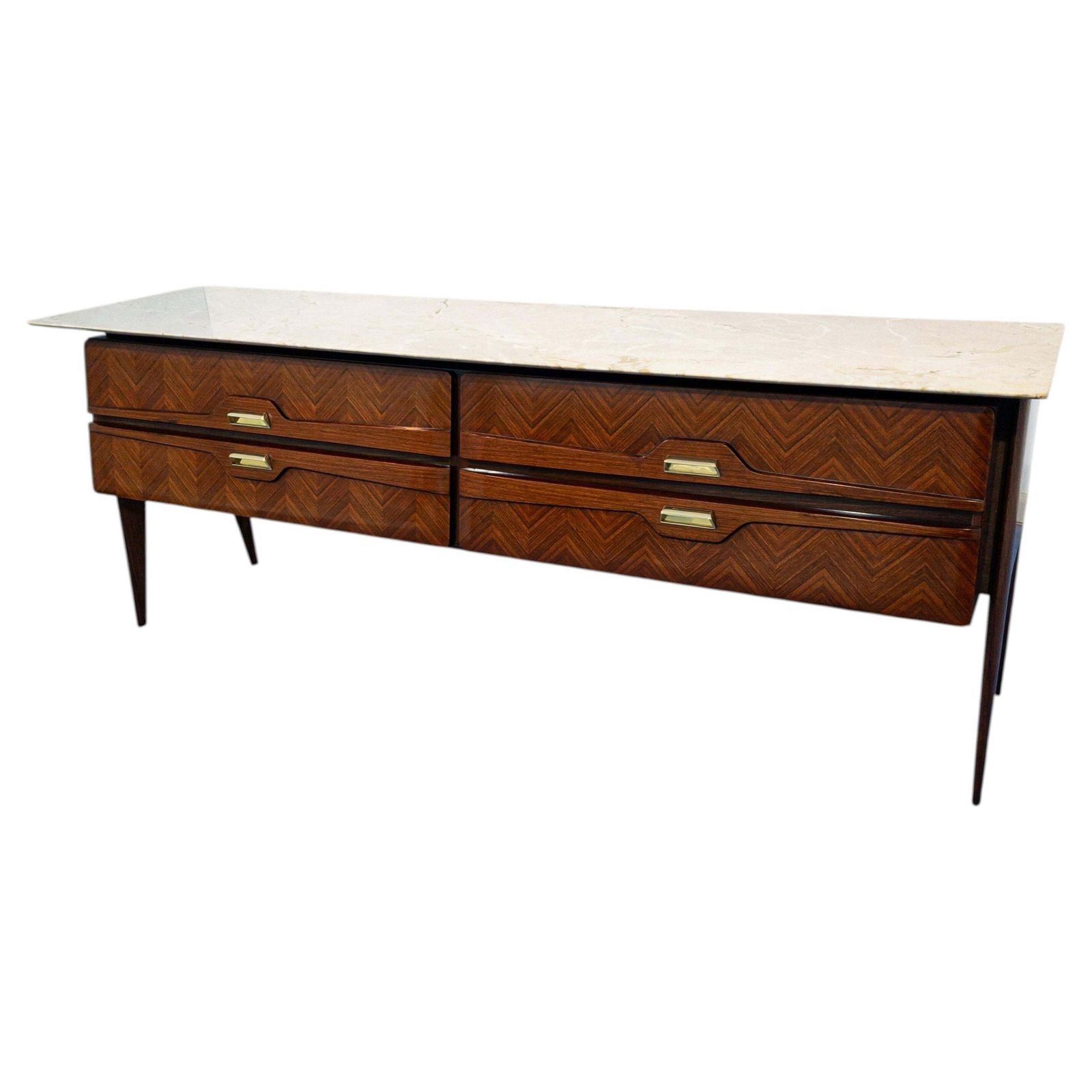 Mid Century Sideboard Or Chest Of Drawers By La Permanente Mobili Cantù, 1950s