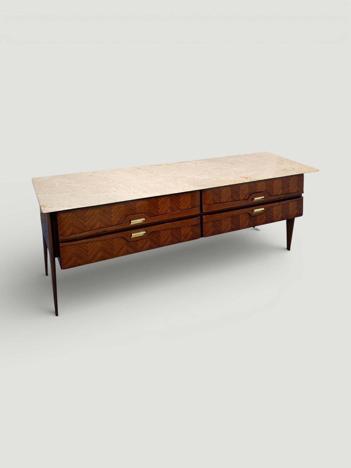 Mid Century Sideboard Or Chest Of Drawers By La Permanente Mobili Cantù, 1950s photo vinterior