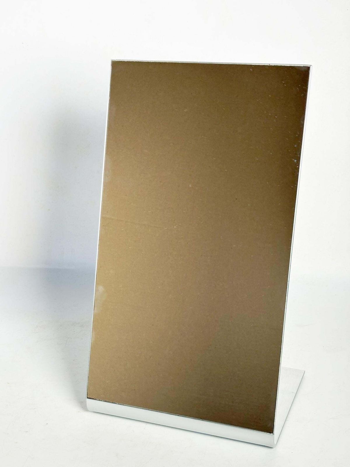 Tabletop Mirror In Aluminum And Glass, France, 20th photo Home Decor