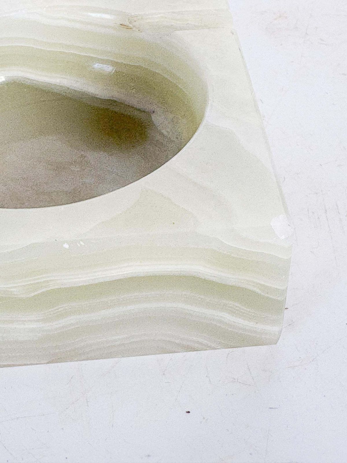Green Onyx Ashtray, France, 1950 photo vinterior
