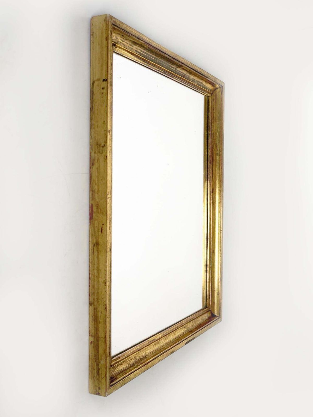Gilded Mirror With Gold Leaf, 20th Century, Beautiful Antique Patina photo furniture