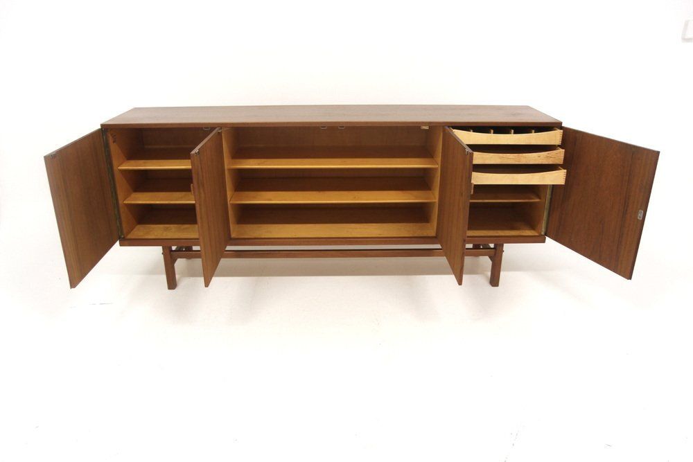 Teak Cannes Sideboard By Nils Jonsson For Troeds, Sweden, 1960s photo Furniture
