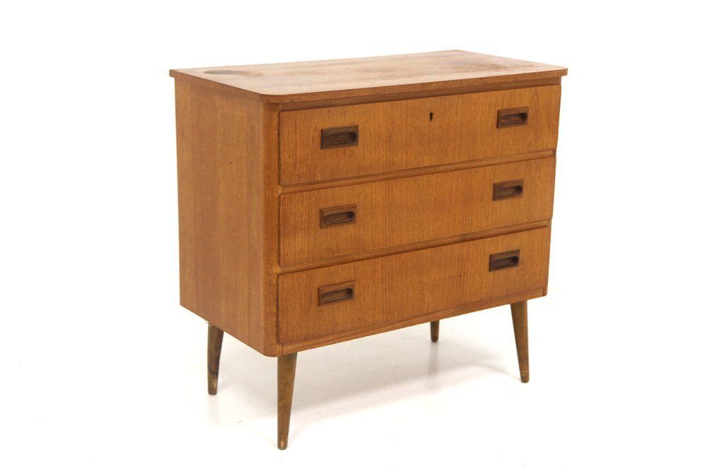 Scandinavian Teak Chest Of Drawers, Sweden, 1960s