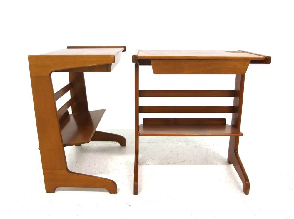 Scandinavian Bedside Tables By David Rosen For Nordiska Kompaniet, Sweden, 1960s, Set Of 2 photo furniture