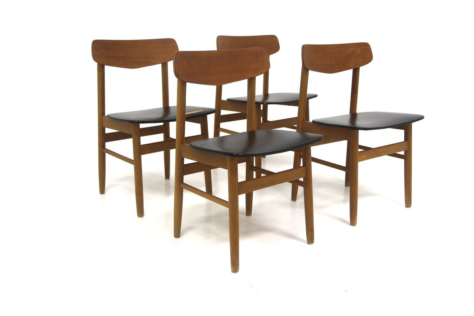 Scandinavian Teak Chairs, Sweden, 1960s, Set Of 4 photo Furniture