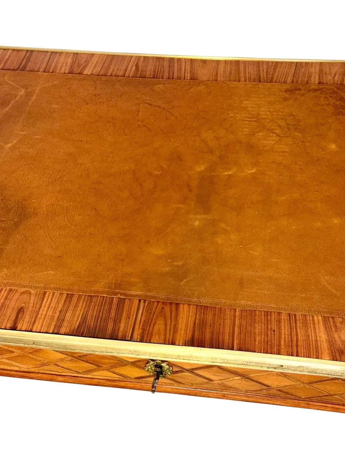 Louis XVI Writing Table With Bronze Mounts, France C. 1780 photo vinterior