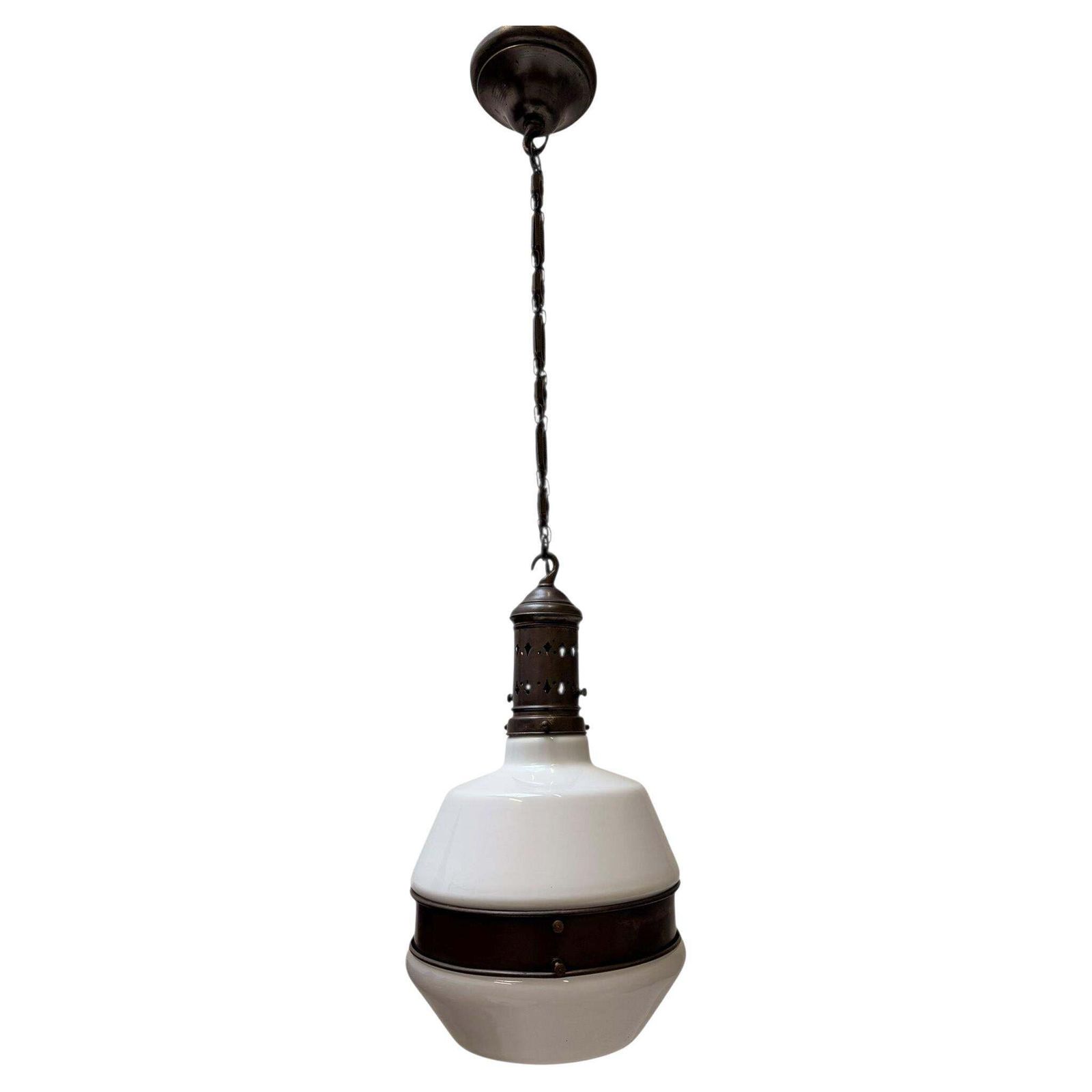 Arts & Crafts Pendant Lamp In The Style Of Peter Behrens, 1900s