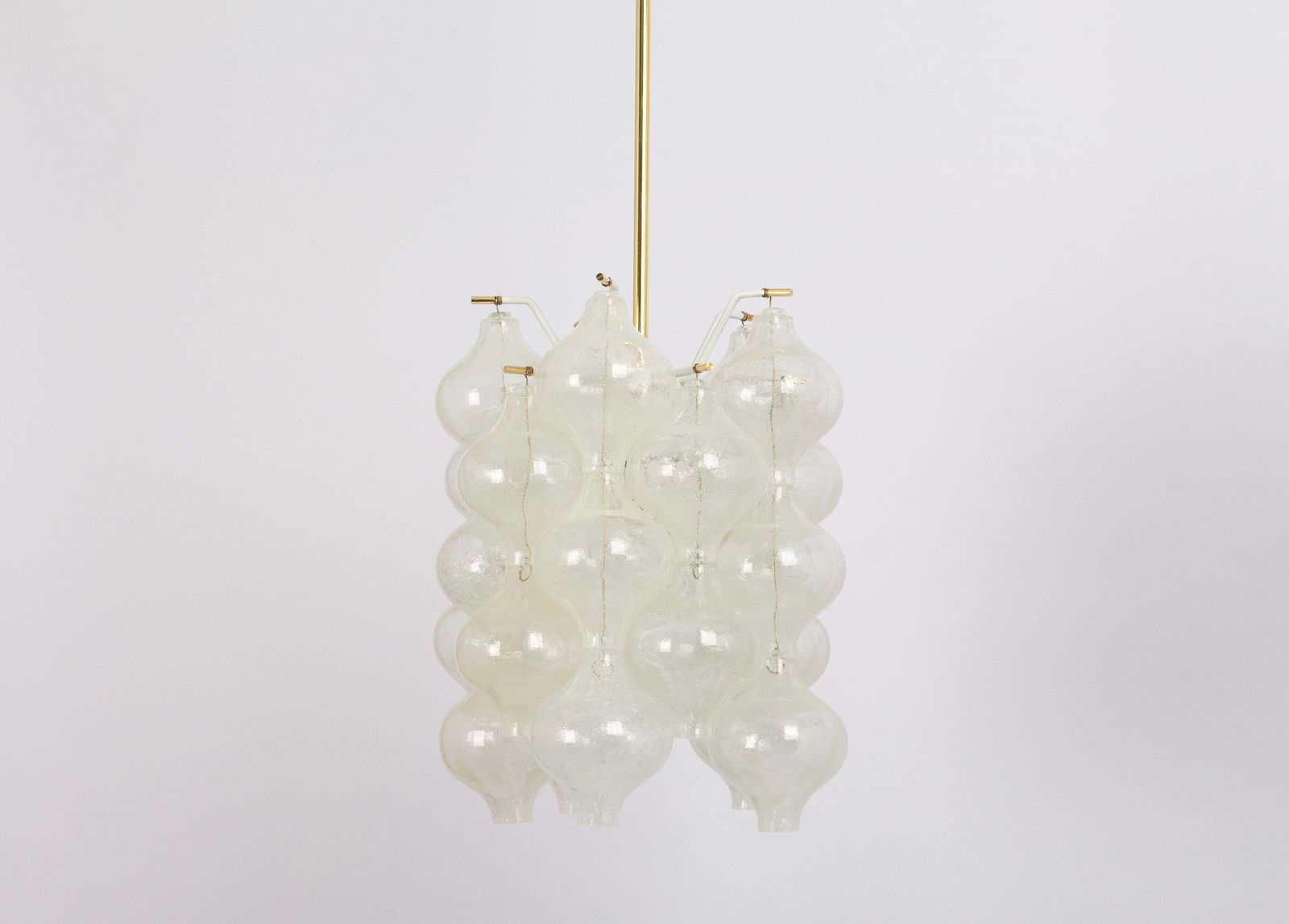 photo vinterior 1 Of 5 Petite Tulipan Glass Pendant By Kalmar, Austria, 1960s