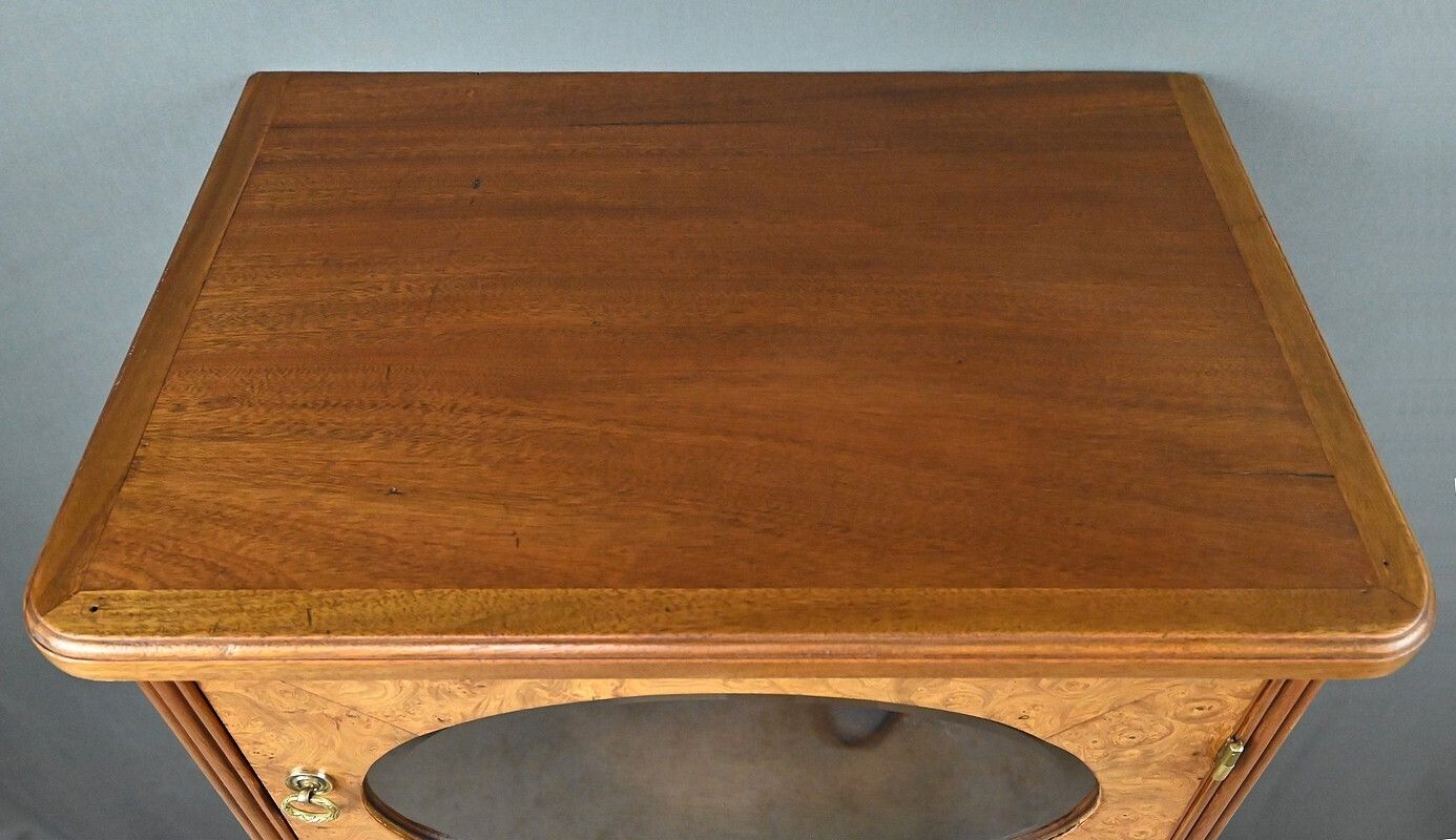 Art Deco Period – Early 20th Century Furniture In Thuya Burl And Mahogany photo vinterior