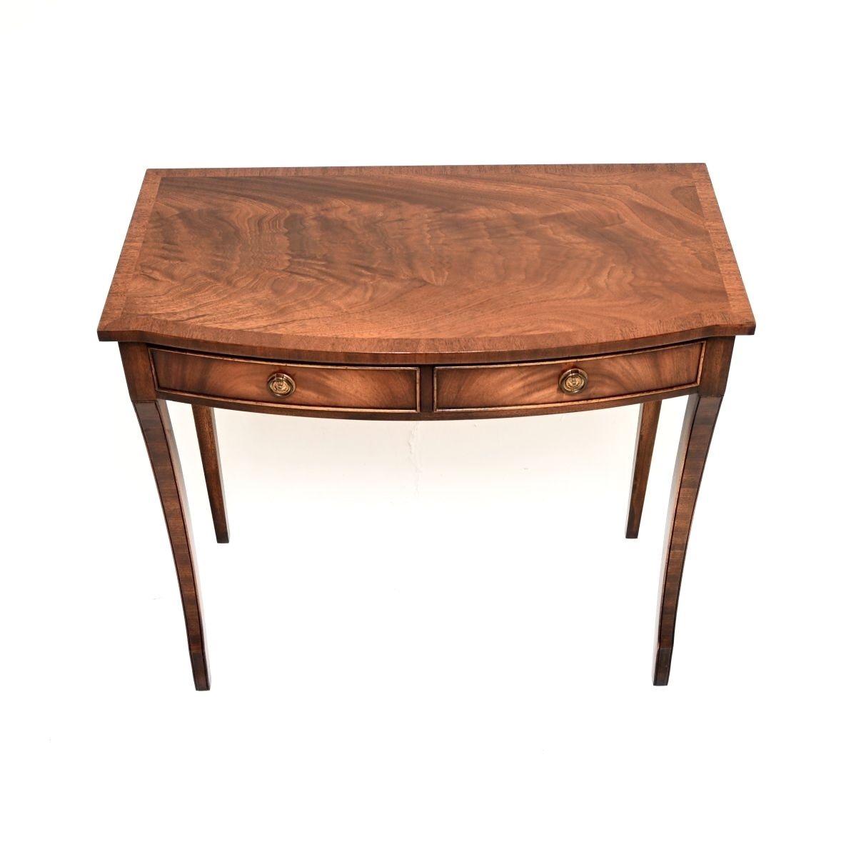 Antique Regency Style Mahogany Console Table / Desk photo for sale