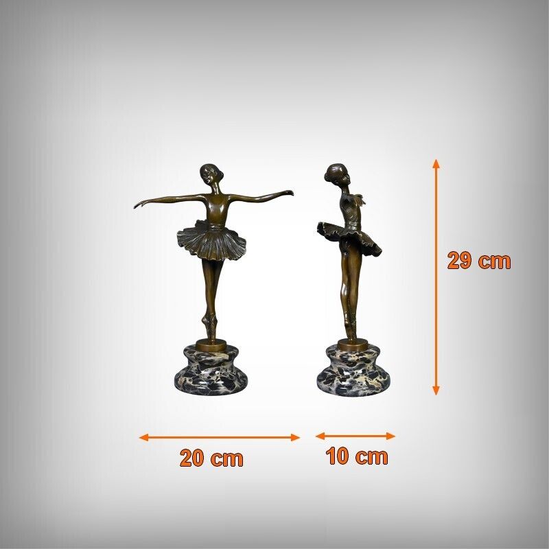 photo buy Bronze "The Ballerina" Signed Crespain – Early 20th Century