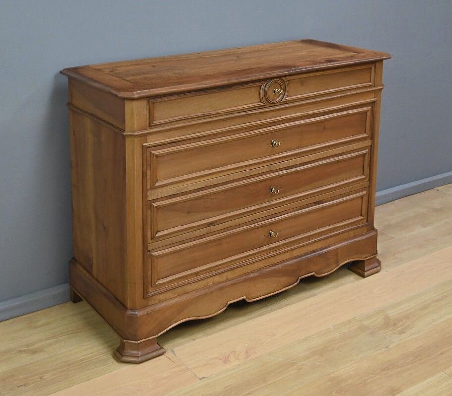 Walnut Chest Of Drawers, Louis Philippe Style – 1900 photo vintage