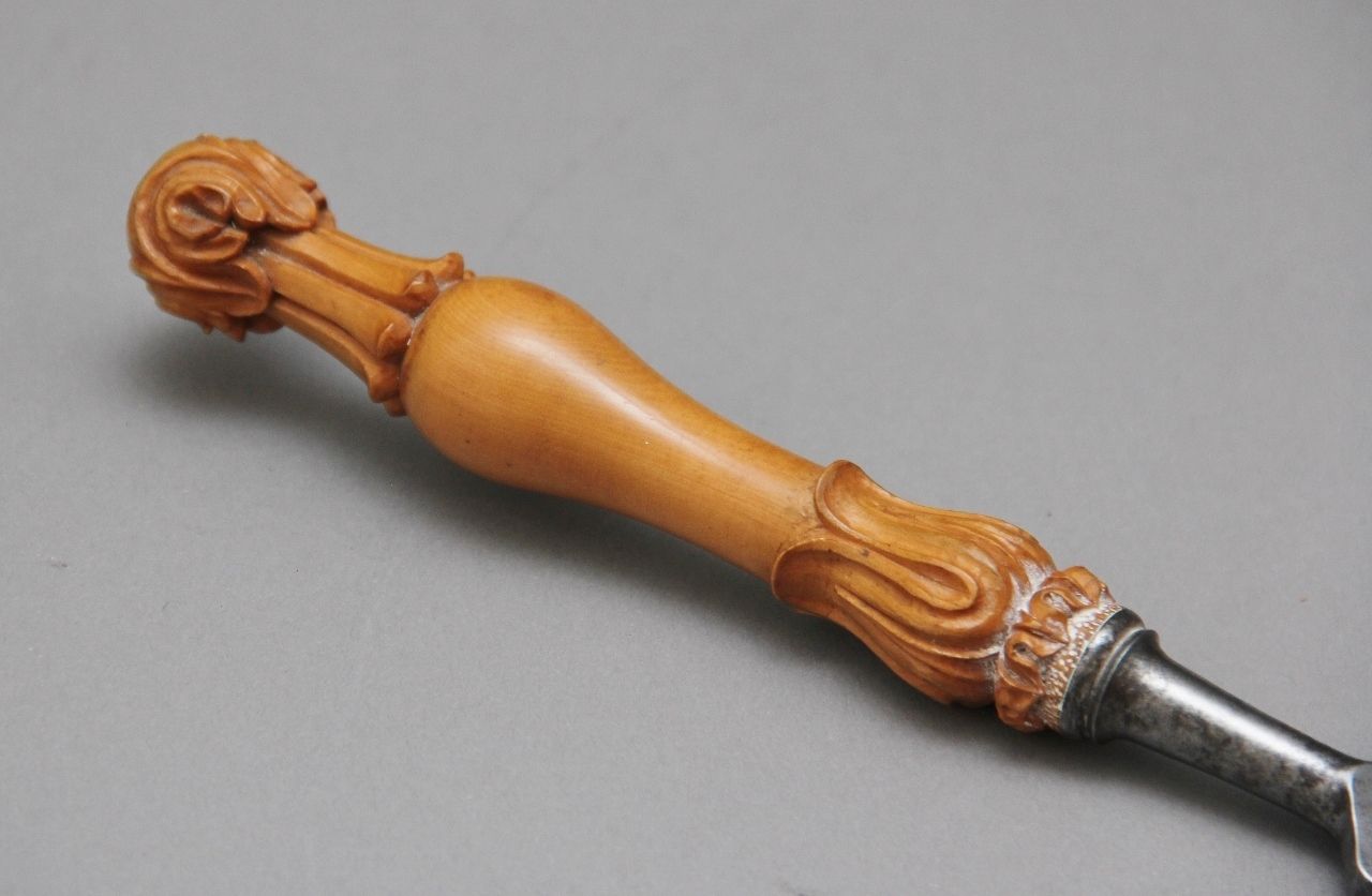 Home Decor 19th Century Ceremonial Launching Mallet And Chisel photo