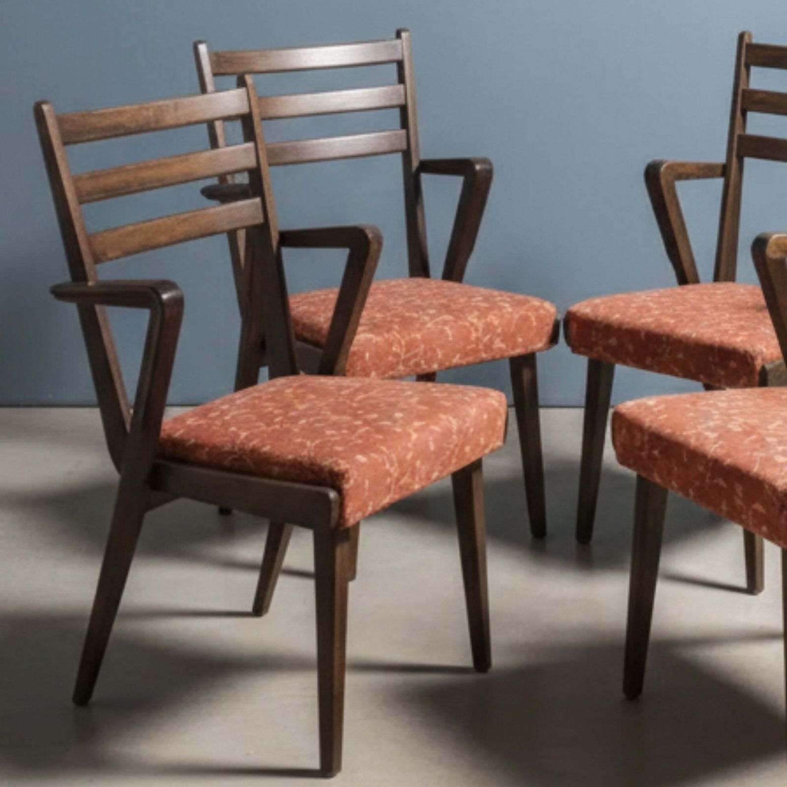 Set Of 4 Mid Century Chairs By Jitona, 1970s