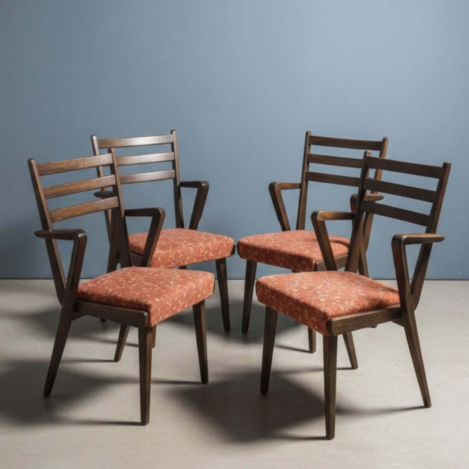 Set Of 4 Mid Century Chairs By Jitona, 1970s photo 941.0