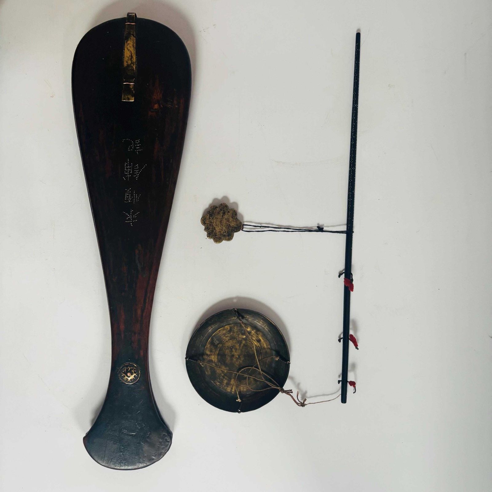 photo furniture Antique Asian Qing Dynasty Opium Scales Rosewood Brass Metal Measure Prop:Untested