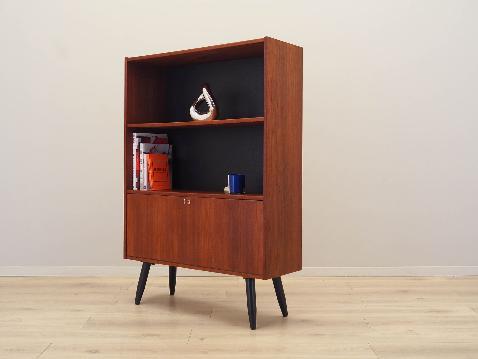 Teak Bookcase, Danish Design, 1960s, Manufactured In Denmark photo Furniture