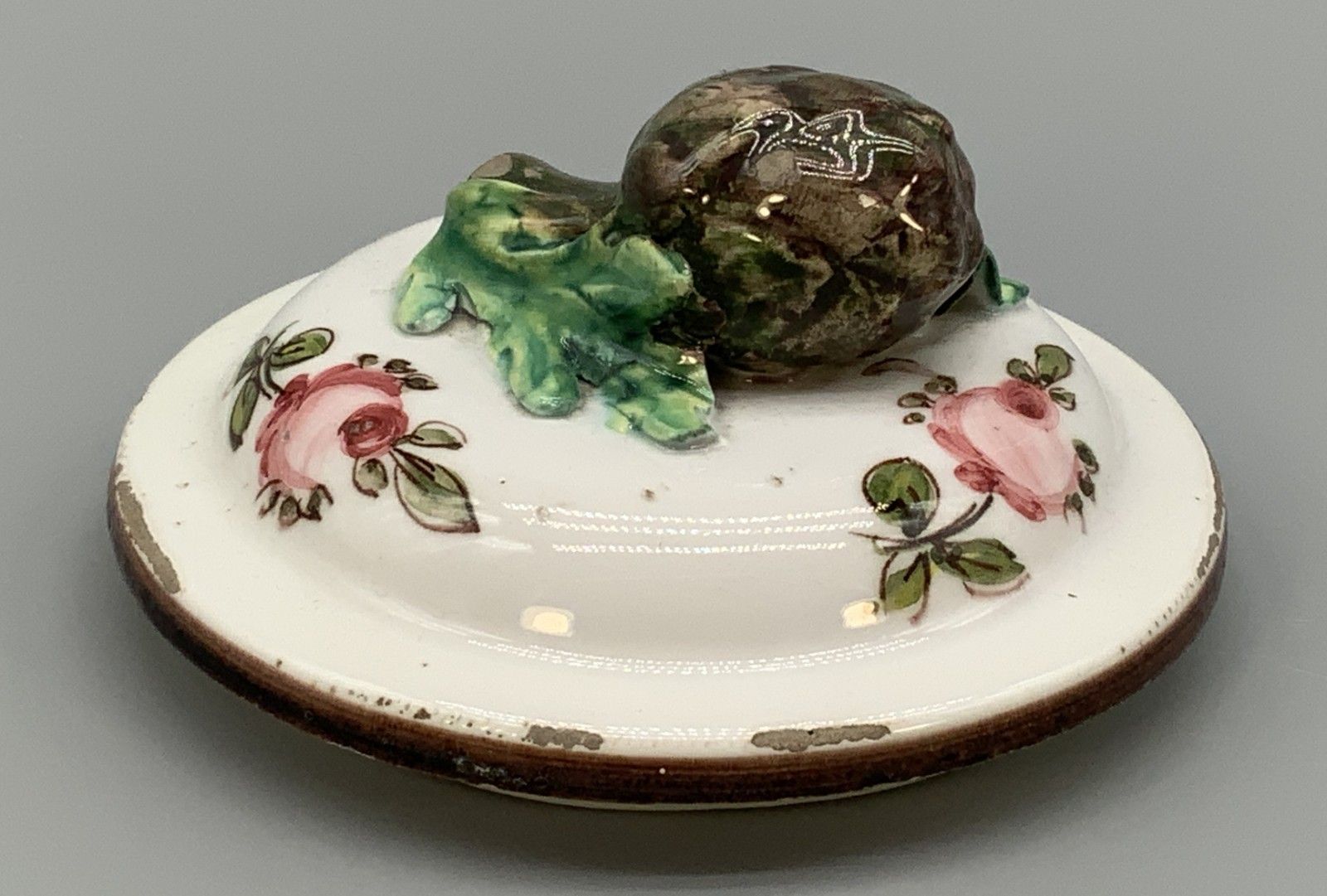Home Decor Italian Pharmacy Wet Drug Jug & Cover 18th Century Tin Glaze Polychrome Syr Alth photo