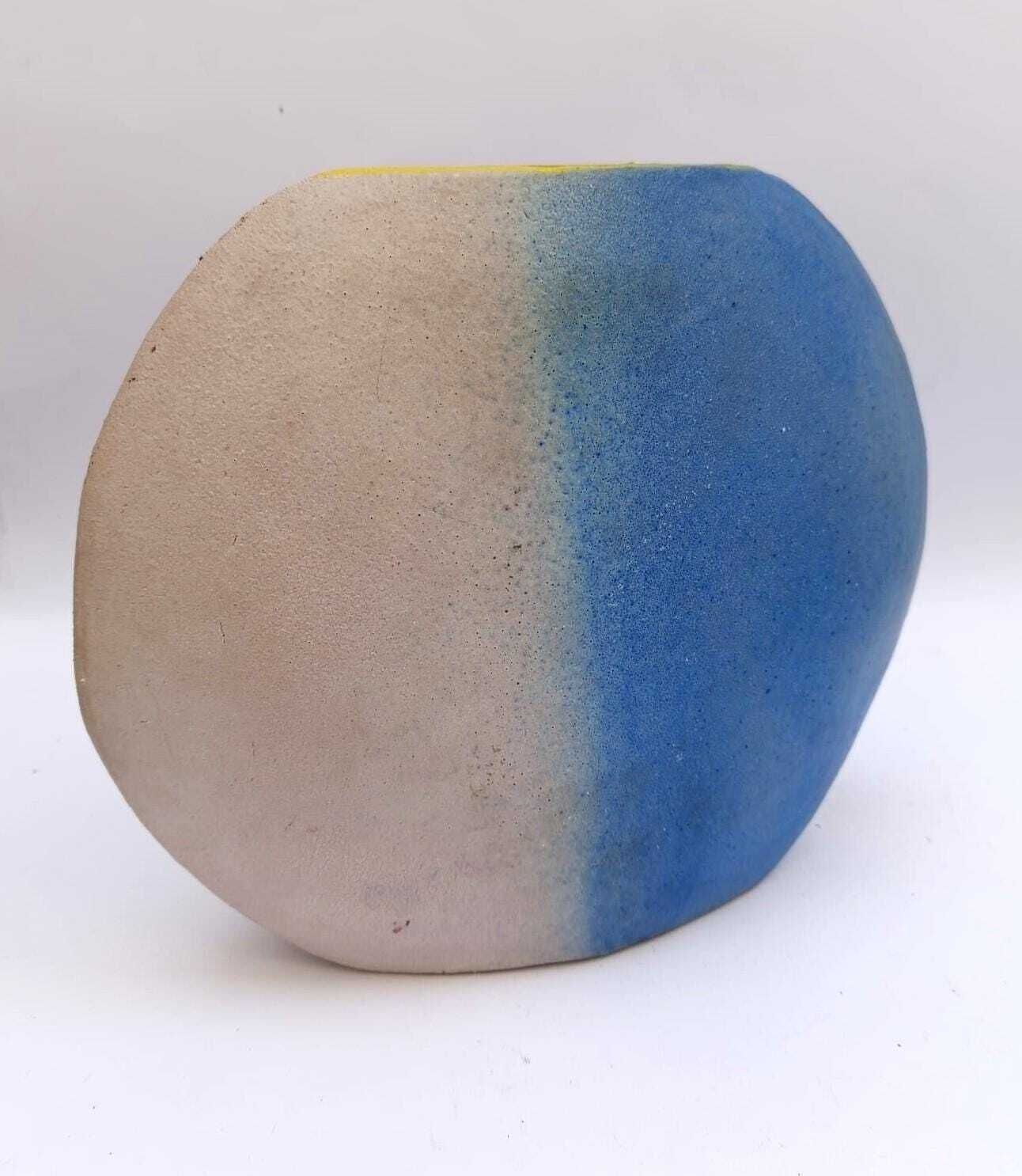 Rare Large Xxl Ceramic Vase By Gli Etruschi, Designed By Ivo De Santis, Mid Century Modern. photo 405.0