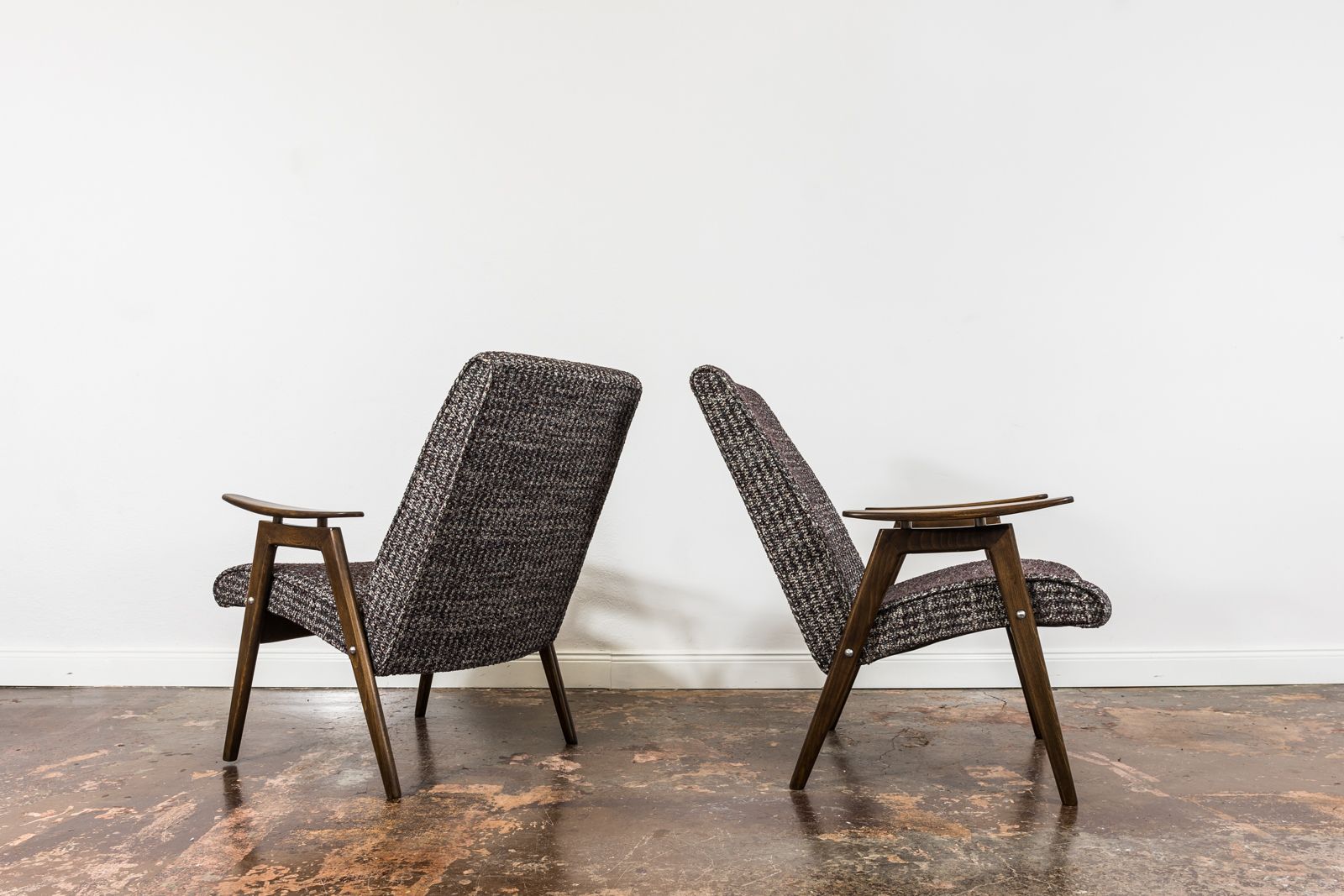 photo furniture Vintage Armchairs, J. šmidek, Ton, Czechoslovakia, 1960s, Set Of 2