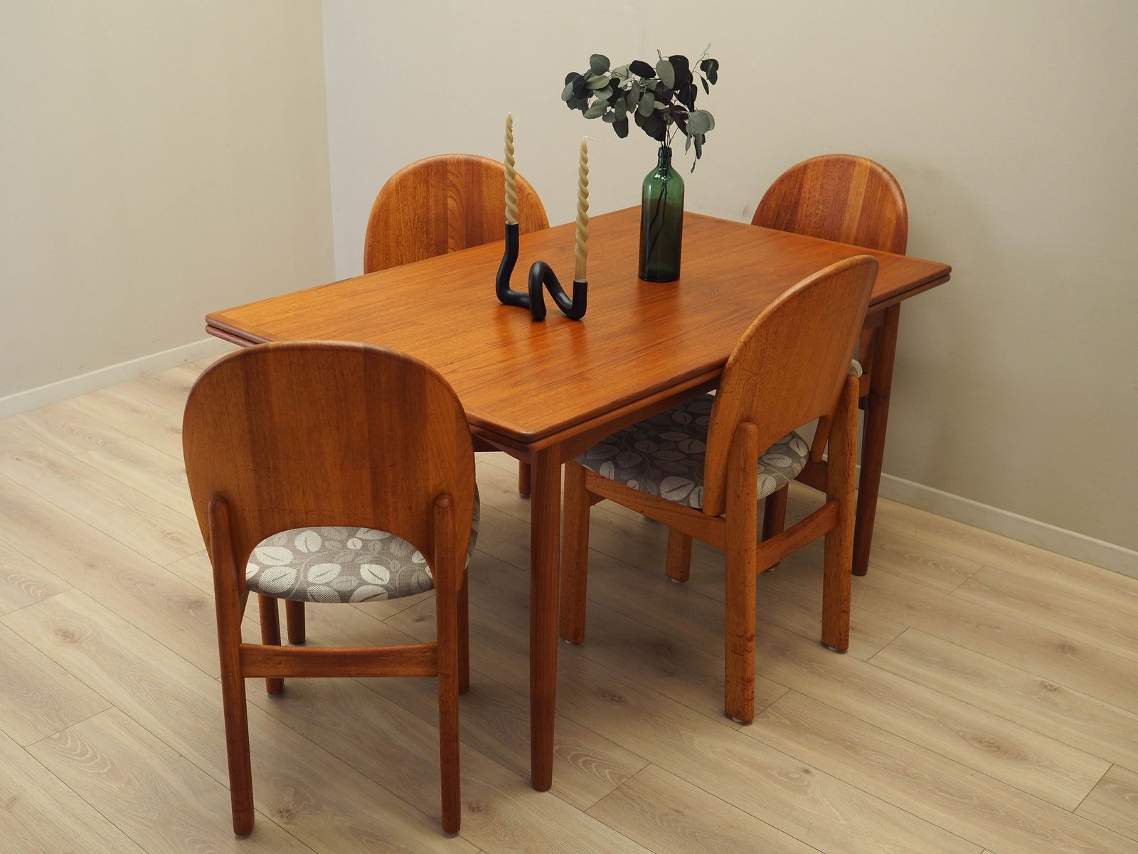 Set Of Four Teak Chairs Danish Design 1960s Designer Niels Koefoed Manufacturer Glostrup photo for sale