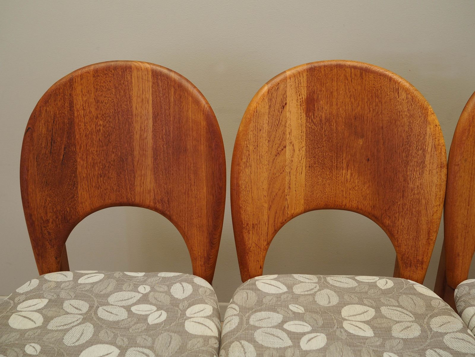 Set Of Four Teak Chairs Danish Design 1960s Designer Niels Koefoed Manufacturer Glostrup photo buy